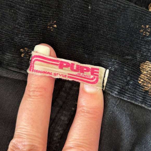 Vintage Women's Small Floral Corduroy Jacket Button Pockets Casual Fall Coat - Picture 14 of 15